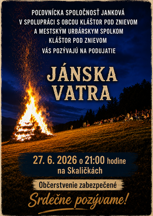 Jánska vatra 2026